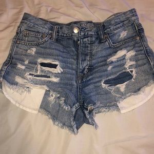 Vintage high rise festival shorts